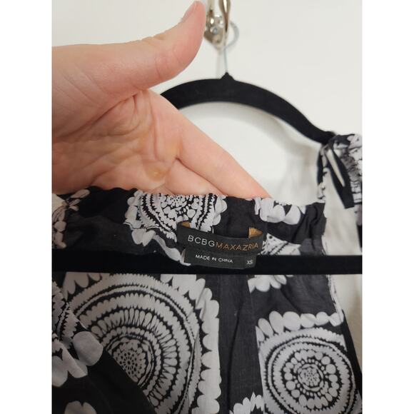 Vintage BCBG Maxazria Tie Tank Top Boho Fairy XS Goth Going Out Beach y2k - Picture 4 of 6